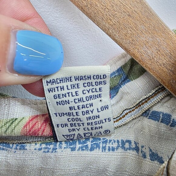 Island Republic Vintage Collection 100% Silk Hawaiian Shirt Size XL Ivory Button - Picture 8 of 10